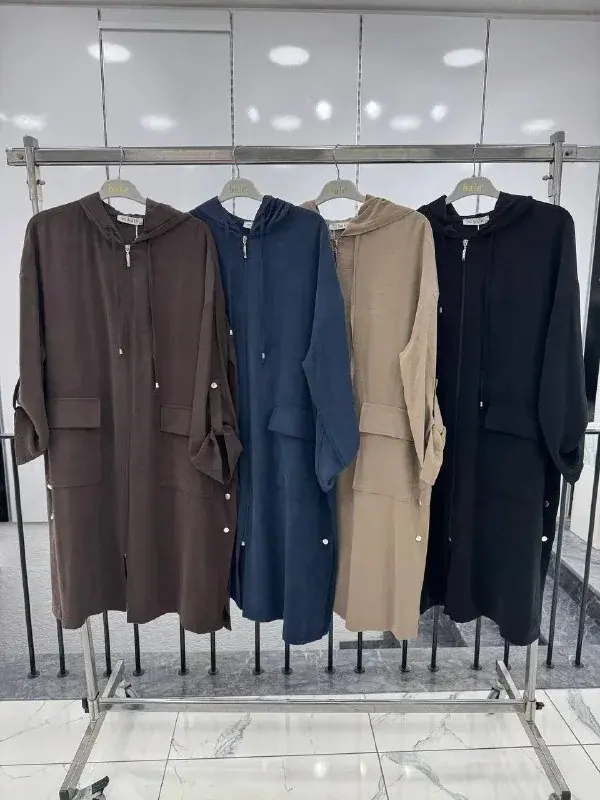 Hooded cape 10201, on the hanger