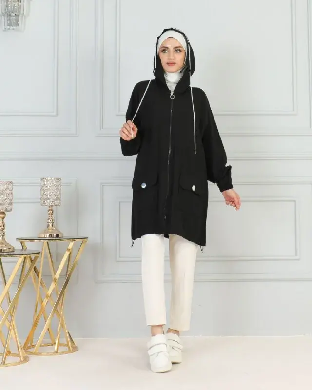Hooded parka, worn by a model 11.4