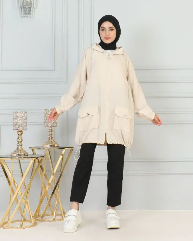 Hooded parka, worn by a model 11.7
