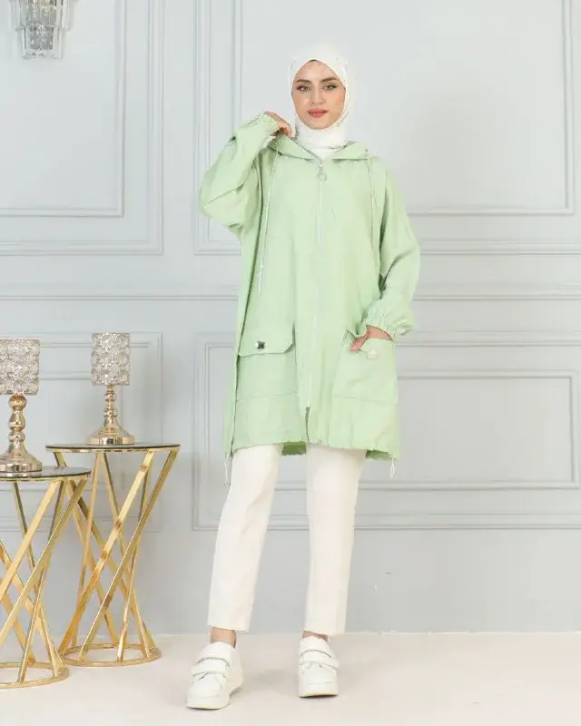 Hooded parka, worn by a model 10.2