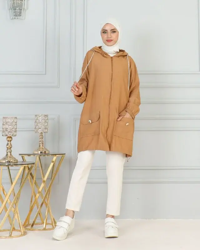 Hooded parka, worn by a model 10.4