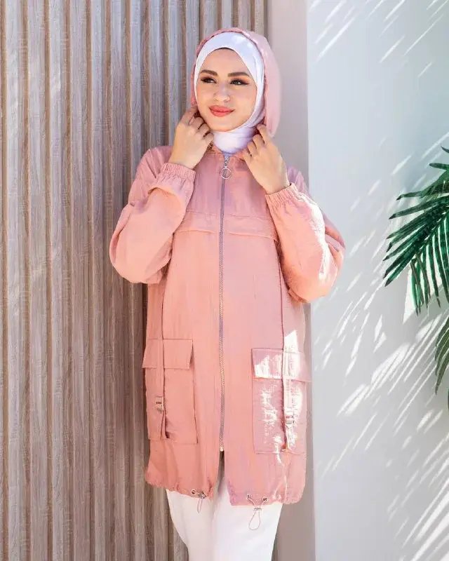 Hooded parka, worn by a model 7.2