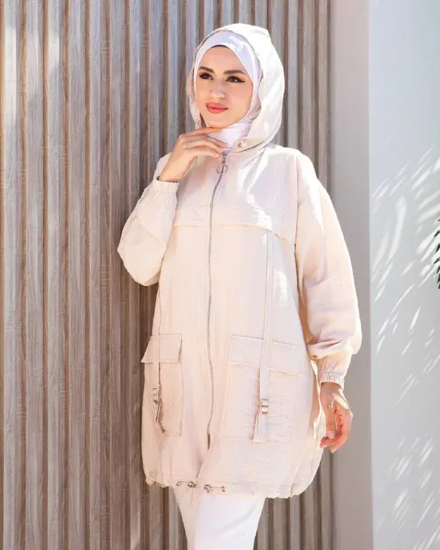 Hooded parka, worn by a model 6.3