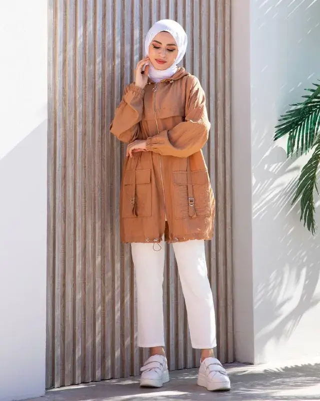 Hooded parka, worn by a model 5.1