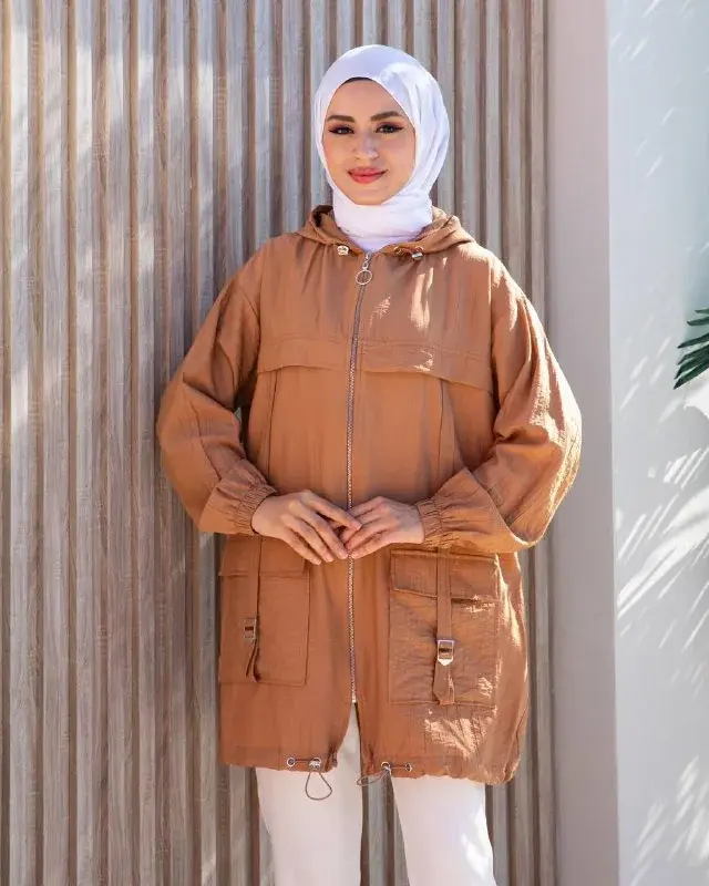 Hooded parka, worn by a model 5.2