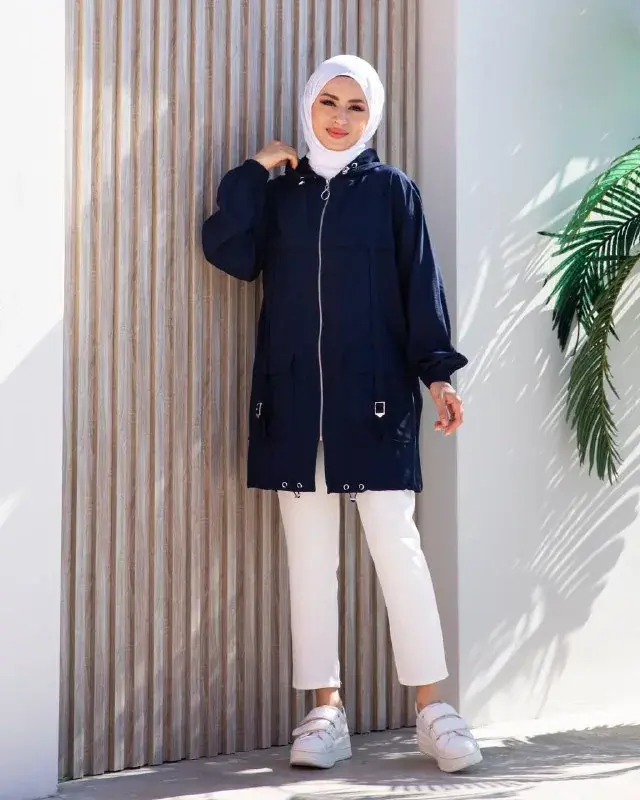 Hooded parka, worn by a model 4.2