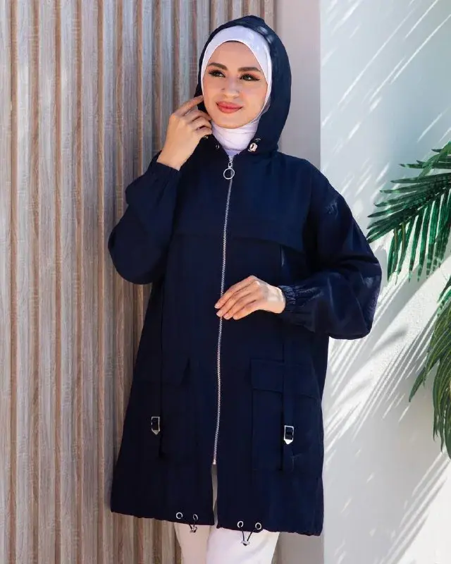 Hooded parka, worn by a model 4.4