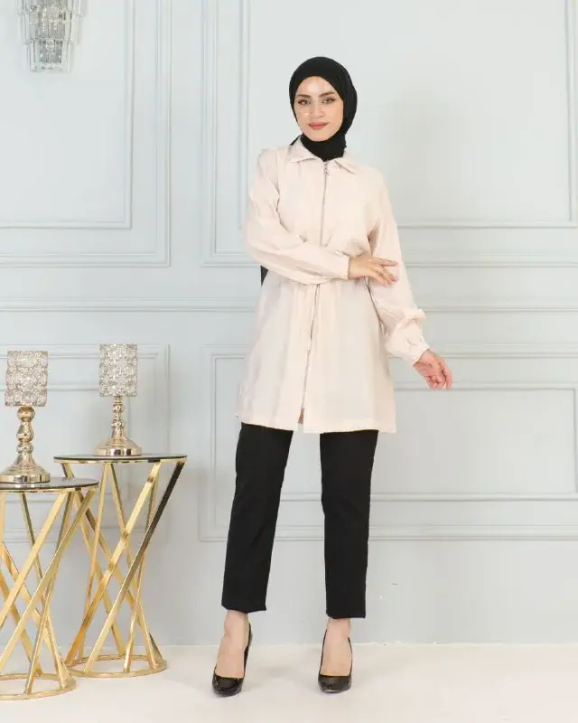 Zip jacket, worn by a model 9.1
