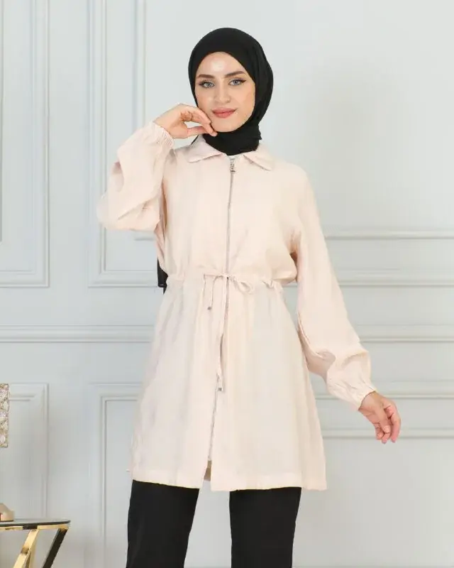 Zip jacket, worn by a model 9.3