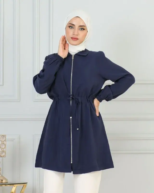 Zip jacket, worn by a model 9.6
