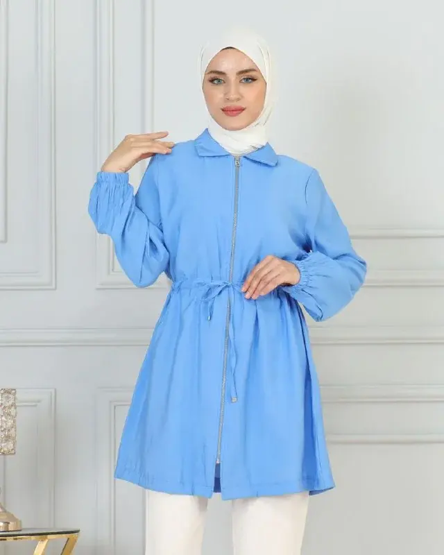 Zip jacket, worn by a model 8.5